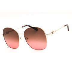 Salvatore Ferragamo Women's Sunglasses - Gold Metal Oversized Full Rim | SF297S 719