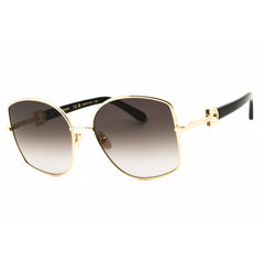 Salvatore Ferragamo Women's Sunglasses - Gold Metal Butterfly Full Rim | SF304SN 738