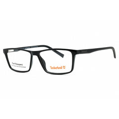 Timberland Men's Eyeglasses - Shiny Black Plastic Square Full Rim Frame | TB1732 001