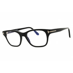 Tom Ford Men's Eyeglasses - Shiny Black Acetate Square Full Rim Frame | FT6120-B 001