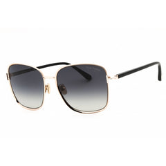 Tom Ford Women's Sunglasses - Rose Gold/Black Metal Full Rim Frame | FT1029 28D