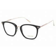 Tom Ford Men's Eyeglasses - Black Acetate Rectangular Full Rim Frame | FT5570-K 001