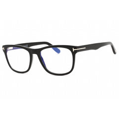 Tom Ford Men's Eyeglasses - Shiny Black Acetate Rectangular Frame | FT5662-B 001