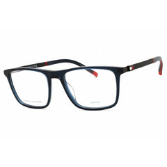 Tommy Hilfiger Men's Eyeglasses - Blue Acetate Square Full Rim Frame | TH 2081 0PJP 00