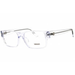 Versace Men's Eyeglasses - Clear Plastic Rectangular Full Rim Frame | 0VE3342F 148