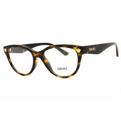 Versace Women's Eyeglasses - Havana Injected Propionate Oval Frame | 0VE3365U 108