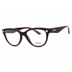 Versace Women's Eyeglasses - Violet Plastic Oval Full Rim Frame | 0VE3365U 5263