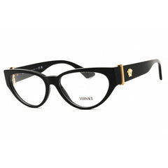 Versace Women's Eyeglasses - Black Acetate Cat Eye Full Rim, 55mm | 0VE3366 GB1