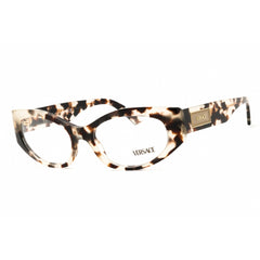 Versace Women's Eyeglasses - Tortoise/Beige Acetate Cat Eye Frame | 0VE3369 5498