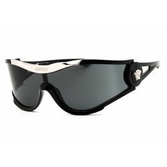 Versace Unisex Sunglasses - Black Acetate Shield Full Rim Frame | 0VE4475 GB1/87