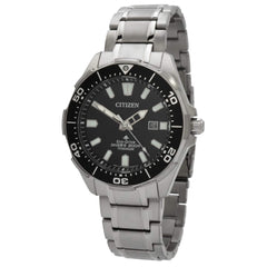 Citizen Men's Bracelet Watch - Promaster Diver Black Dial Titanium | BN0200-56E