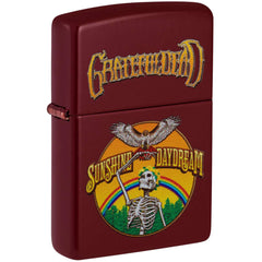 Zippo Windproof Lighter - Grateful Dead Sunshine Daydream Design Merlot Finish | 47249