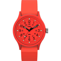 Timex Men's Watch - MK1 Resin Case Orange Dial Fabric Strap Quartz | TW2W91300VQ