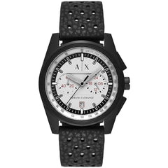 Armani Exchange Men's Watch - Parker Chronograph Grey Dial Black Strap Date | AX2865