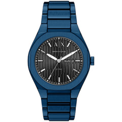 Armani Exchange Men's Watch - Sync Quartz Black Dial Blue Steel Bracelet | AX4299
