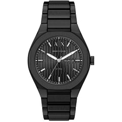 Armani Exchange Men's Watch - Sync Quartz Black Stainless Steel Bracelet | AX4301
