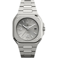 Bell & Ross Men's Watch - Grey Steel Automatic Silver Bracelet | BR05A-GR-ST/SST