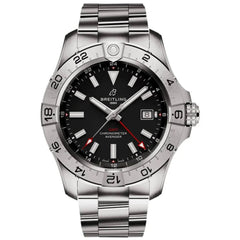 Breitling Men's Watch - Avenger Automatic Black Dial Silver Bracelet | A32320101B1A1