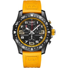 Breitling Men's Watch - Endurance Pro Black Dial Yellow Rubber Strap | X82310A41B1S1