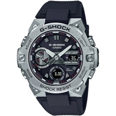 Casio Men's Watch - G-Shock G-Steel Alarm Black Strap Analog-Digital | GSTB400-1A