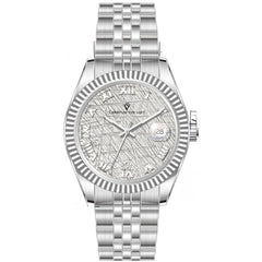 Christian Van Sant Men's Watch - Stellar Silver Tone Dial Steel Bracelet | CV0700