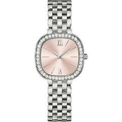 Christian Van Sant Women's Watch - Rivoli Rose Gold Dial Silver Bracelet | CV1263