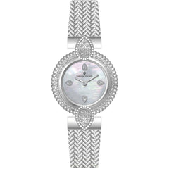 Christian Van Sant Women's Watch - Valor Quartz White Dial Silver Bracelet | CV1270