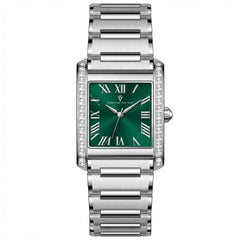 Christian Van Sant Women's Watch - Atelier Quartz Green Dial Silver Steel | CV1283