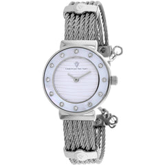 Christian Van Sant Women's Watch - Cavo Quartz Silver Dial Steel Bracelet | CV1290