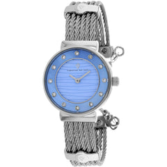 Christian Van Sant Women's Watch - Cavo Quartz Blue Dial Steel Bracelet | CV1295