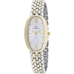 Christian Van Sant Women's Watch - Lucia Silver Dial Two Tone Bracelet | CV1816