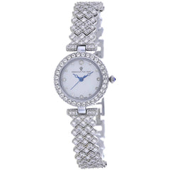 Christian Van Sant Women's Watch - Romana Quartz White Dial Silver Bracelet | CV2950