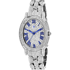 Christian Van Sant Women's Watch - Amore Quartz Silver Bracelet Crystal | CV7230