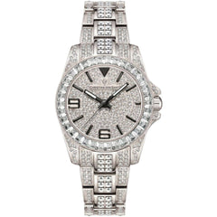 Christian Van Sant Women's Watch - Majestic Quartz Silver Bracelet Crystal | CV9210
