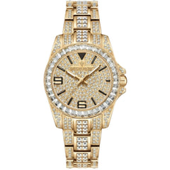Christian Van Sant Women's Watch - Majestic Quartz Yellow Gold Bracelet | CV9212