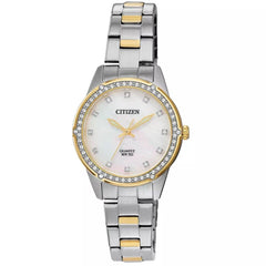 Citizen Women's Watch - Classic Mother of Pearl Dial Two Tone Bracelet | ER0224-51D