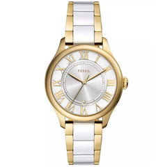 Fossil Women's Watch - Gilmore Quartz White and Silver Tone Dial Bracelet | CE1131