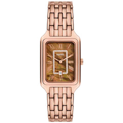 Fossil Women's Watch - Raquel Quartz Brown Mother of Pearl Dial Bracelet | ES5323