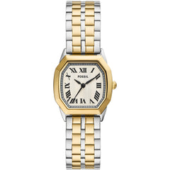 Fossil Women's Watch - Harlow Quartz Cream Dial Two Tone Steel Bracelet | ES5362