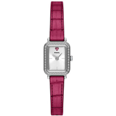 Fossil Women's Watch - Raquel Mini Quartz Silver Dial Pink Leather Strap | ES5466