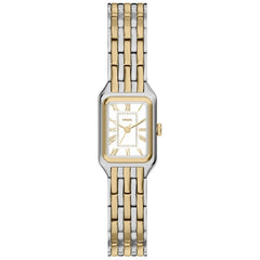 Fossil Women's Watch - Raquel Mini Quartz White Dial Two Tone Steel Bracelet | ES5468