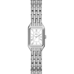 Fossil Women's Watch - Raquel Mini Quartz White Dial Silver Steel Bracelet | ES5469