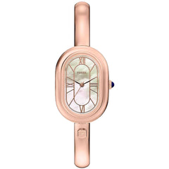 Fossil Women's Watch - Sloan Quartz White Mop Dial Rose Gold Steel Bracelet | ES5472
