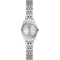 Fossil Women's Watch - Scarlette Mini Quartz Silver Dial Steel Bracelet | ES5475