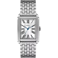 Fossil Men's Watch - Carraway Quartz Silver Dial Stainless Steel Bracelet | FS6008