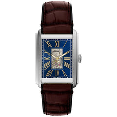 Fossil Men's Watch - Carraway Automatic Blue and Silver Semi-Skeleton Dial | ME3273