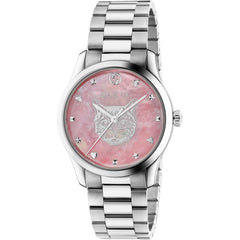 Gucci Women's Watch - G-Timeless Pink Mother of Pearl Dial Bracelet | YA1265013