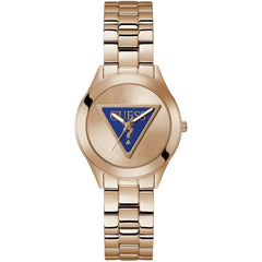 Guess Women's Watch - Tri Plaque Quartz Rose gold Dial Rose gold Bracelet | GW0675L3