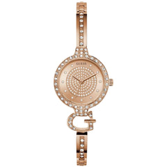 Guess Women's Watch - Giselle Quartz Rose Gold Crystal Bracelet | GW0929L3
