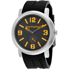Hush Puppies Men's Watch - Classic Orange Hour Markers Grey Dial | HP.3670M.9518